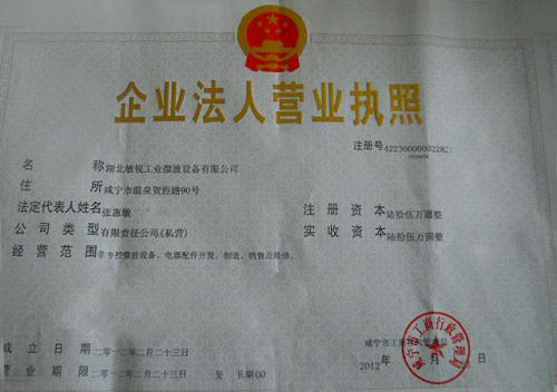 企业法人营业执照