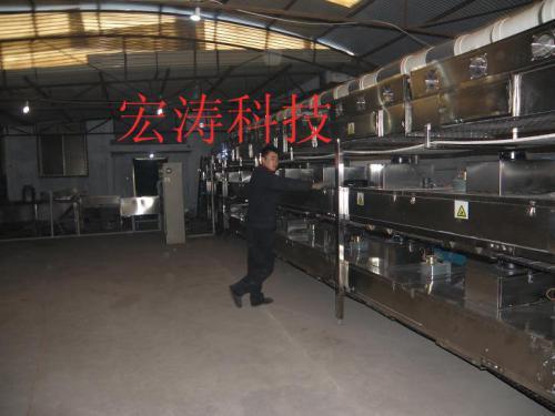又一大型微波干燥机完成